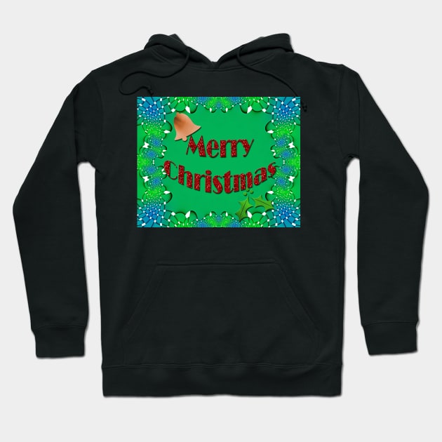 Merry Christmas Hoodie by ikshvaku